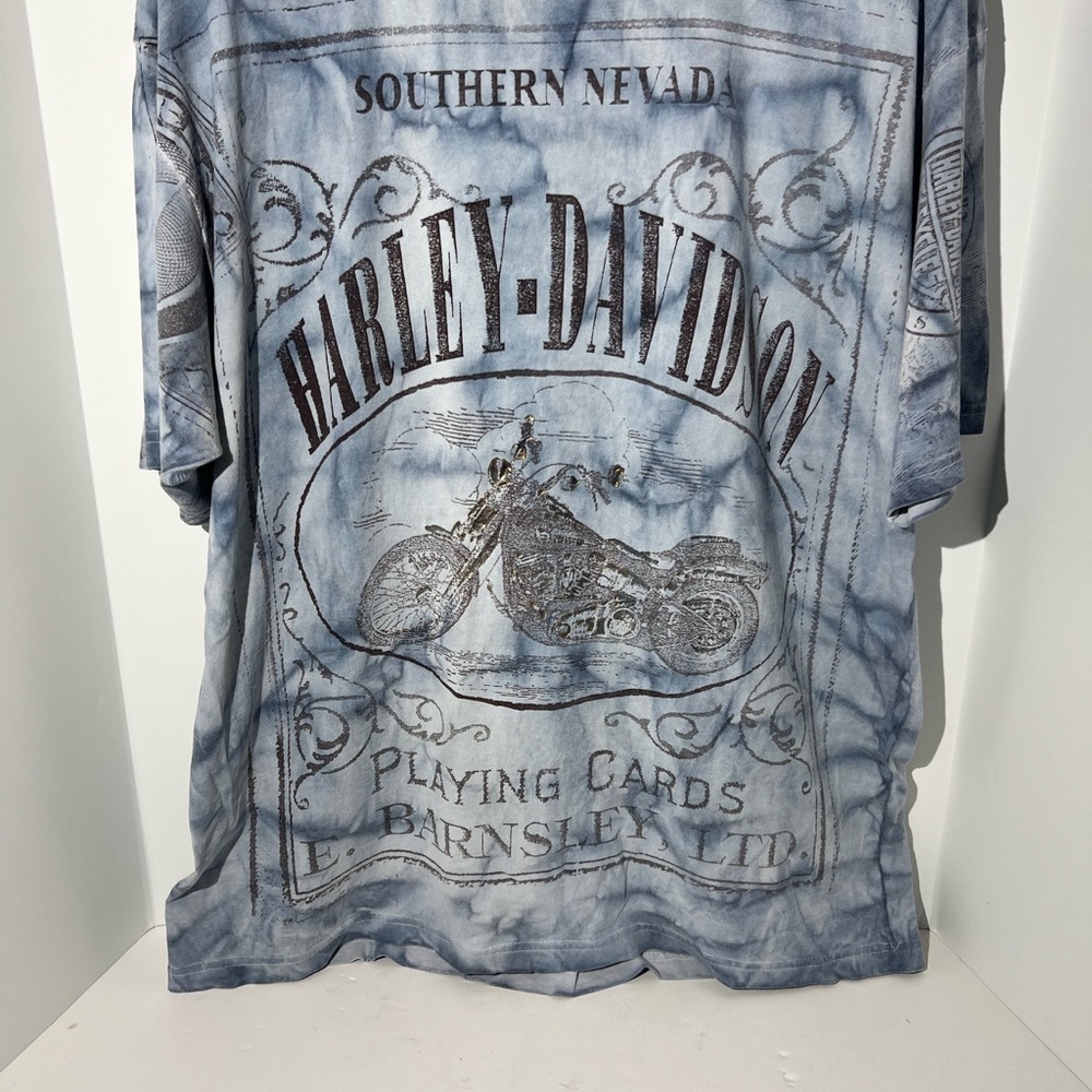 Rear vintage Harley Davidson southern Nevada playing card T-shirt, extra large‎